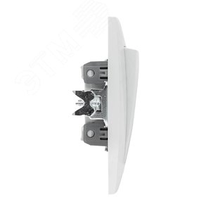 Валенсия выключатель 1-кл. 10А белый проходной - фото 3