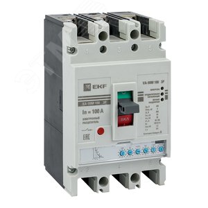 Изображение товара Выключатель автоматический ВА-99М 100/100А 3P 50кА с электронным расцепителем PROxima (шт)
