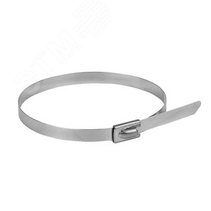 Хомут AISI 304 из нержавеющей стали, 4.6x200 (10 шт.) FlexLock PROxima - фото 1