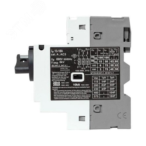 Автомат пуска двигателя GV2P 13-18А - фото 6