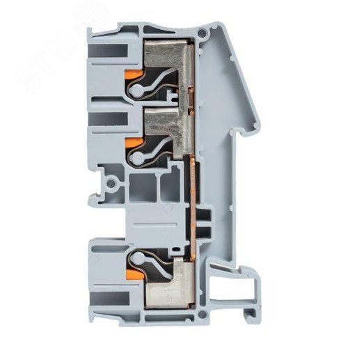 Клемма Push-in 6 мм2 3 вывода серая EKF - фото 6