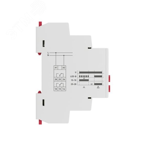 Реле времени (для двигателей 'звезда-треугольник') RT-SD 12-240В PROxima - фото 4