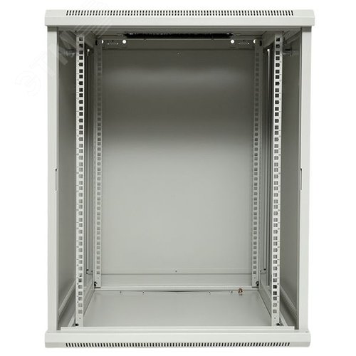 Шкаф настенный 19'' TERACOM PRO 15U 600х600 мм дверь стеклянная с замком-ручкой серый - фото 5