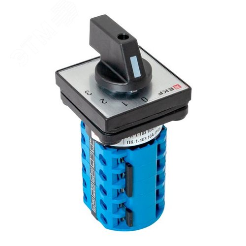 Переключатель кулачковый ПК-1-103 10А 3P 0-1-2-3 IP65 EKF - фото 7
