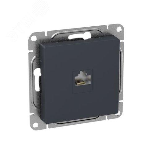 Механизм розетки RJ11  графит Эпика EKF - фото 2