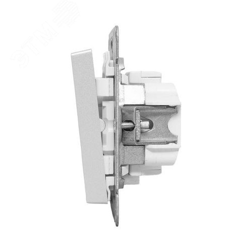 Эпика Механизм выключателя 2кл. с подсветкой алюминий EKF - фото 5