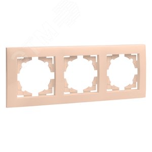 Изображение товара Валенсия рамка 3-местная кремовая (шт)