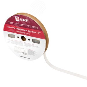 Термоусаживаемая трубка ТУТ 16/8 прозрачная рулон PROxima - фото 3