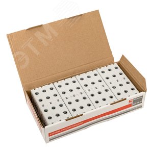 Клемма силовая вводная тройная КСВ 16-50 серая PROxima - фото 2