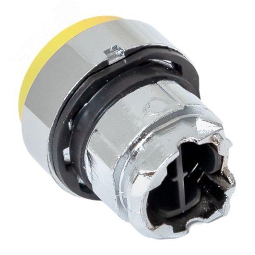 Механизм кнопки исполнительный XB4 желтый выпирающая возвратный без фиксации без подсветки PROxima - фото 5