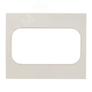 Стокгольм Рамка для розетки 2-местная белая - фото 1