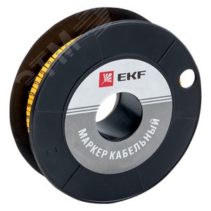 Кольцо маркировочное 0-1.5мм (6) КМ (1000шт) plc-KM-1.5-6 EKF
