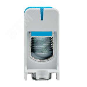 Клемма силовая вводная КСВ 35-150кв.мм синяя - фото 3