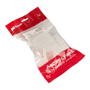 Угол внутренний (40х40) (4 шт) Plast Белый - фото 3