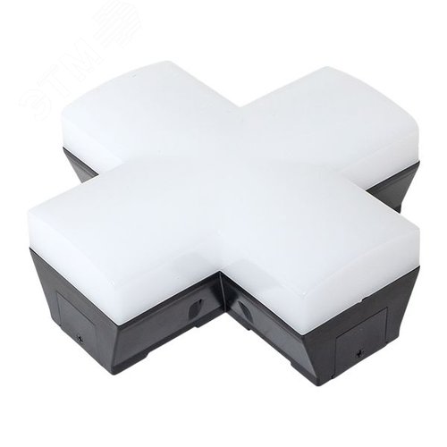 Коннектор фигурный для светодиодных линейных светильников ДБО-X черный 12Вт 4000К IP20 LUMA - фото 10