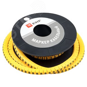 Маркер кабельный 2.5кв.мм B (1000ед) (ЕС-1) - фото 3