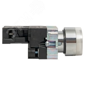 Кнопка BA21 с подсветкой 230В белая NO PROxima - фото 2