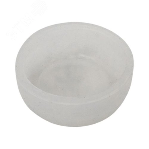 Силиконовый колпачок белый для плоской кнопки XB4 - фото 2