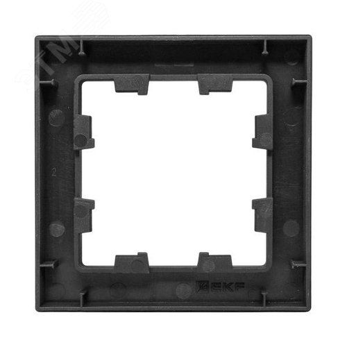 Эпика Рамка 1-местная черный пластик EKF - фото 4