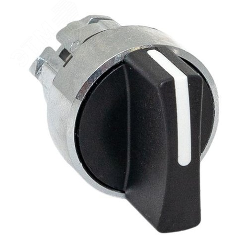 Изображение товара Исполнительный механизм переключателя SB4 на 2 положения с фиксацией, без подсветки с короткой ручкой IP65 (шт)