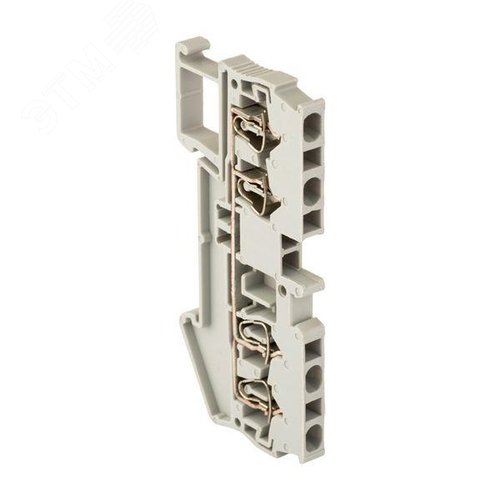 Изображение товара Клемма пружинная ST 1.5 мм2 4 вывода серая EKF (шт)