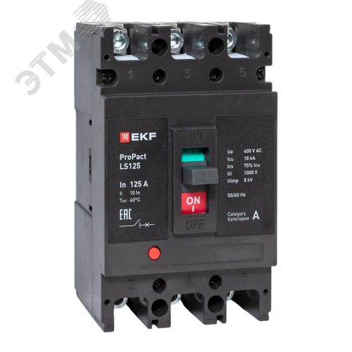 Изображение товара LS125 18кА 3P 125А ProPact EKF (шт)
