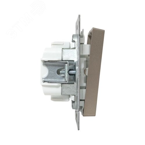 Механизм выключателя. двухклавишный. шампань Эпика EKF - фото 3