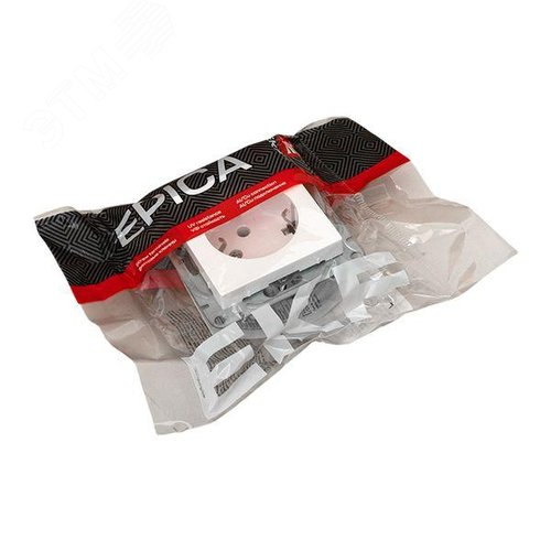 Эпика Механизм розетки 16А с заземлением без шторок белый EKF - фото 10