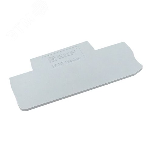 Изображение товара Заглушка для пружинной двухуровневой 4 Push-in серая (шт)