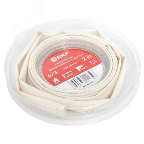 ТУТ нг 6/3 белая ролик 2 м EKF - фото 2
