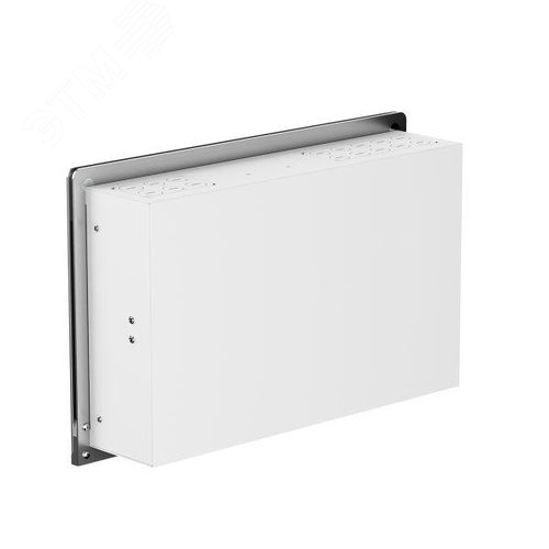 Корпус ArtShell Elegance встраиваемый силовой 22 модуля серебристый металлик - фото 2