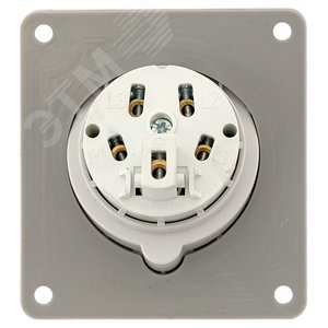 Розетка стационарная внутренняя угловая 4152 3Р+РЕ+N 16А 380В IP67 PROxima - фото 4