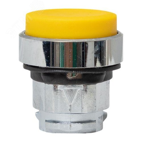 Исполнительный механизм кнопки XB4 желтый выпирающая возвратный без фиксации, без подсветки IP65 - фото 4