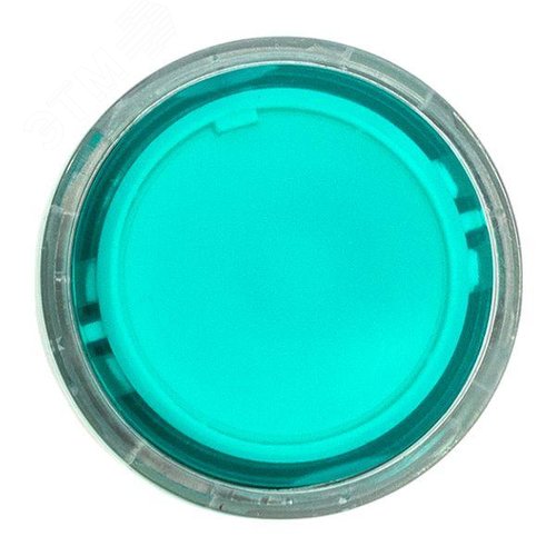 Исполнительный механизм кнопки XB4 зеленый плоский возвратный без фиксации, с подсветкой IP65 - фото 2