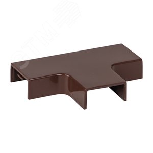 Изображение товара Угол T-образный (20х10) (4 шт) Plast под темное дерево (упак)