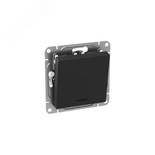 Эпика Механизм выключателя 1кл. с подсветкой черный EKF - фото 2