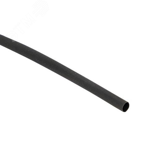 Термоусаживаемая трубка ТУТ нг 1.5/0.75 черная в отрезках по 1м PROxima - фото 3