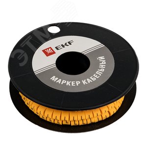 Маркер кабельный 6,0 мм2 L'' (350 шт.) (ЕС-3) KF PROxima - фото 2