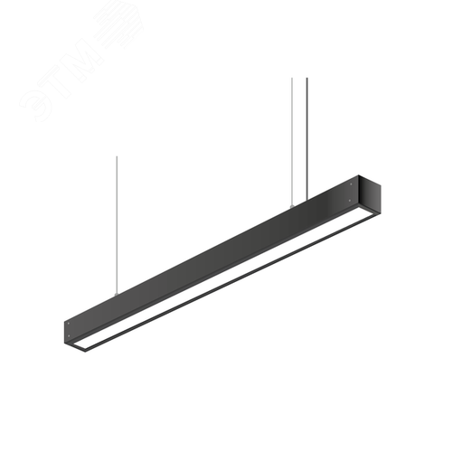 Изображение товара Светильник светодиодный линейный ДБО 1101 Опал 27Вт черный 4000К 600x60x55 IP40 LUMA (шт)