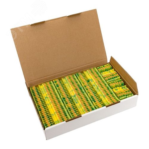 Клемма заземления Push-in 2.5 мм2 3 вывода EKF - фото 10