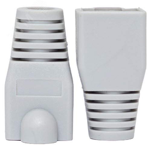 Колпачок изолирующий TERACOM для коннекторов RJ-45 PVC серый (упак.50шт) - фото 3