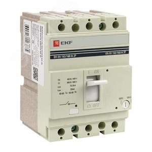 Выключатель нагрузки ВН-99 160/160А 3P sl99-160-160 EKF