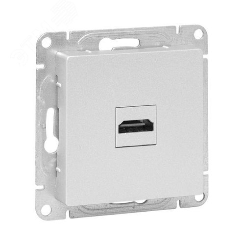 Эпика Механизм розетки HDMI алюминий EKF - фото 1
