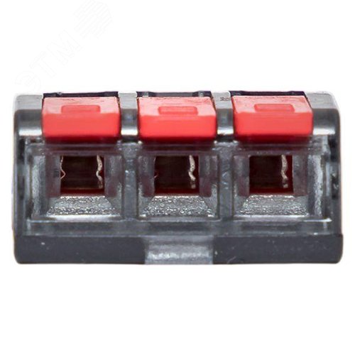 Клемма СМК 221-413 с рычагом 3 отверстия блистер (20шт.) EKF - фото 5