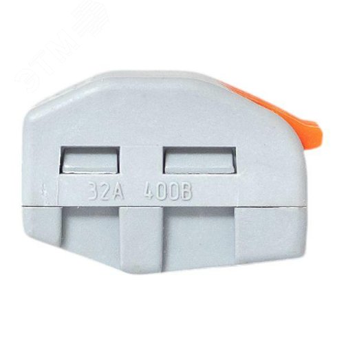 Клемма СМК 222-413 с рычагом 3 отверстия 0,08-2,5(4,0) мм2 EKF - фото 4