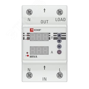 Реле напряжения и тока с с дисплеем MRVA 40A