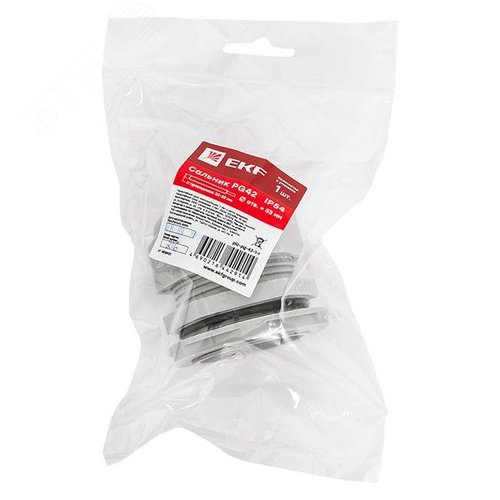 Сальник PG42 IP54 (1 шт) d отв. 53 мм / d провод. 32-38 мм PROxima - фото 3