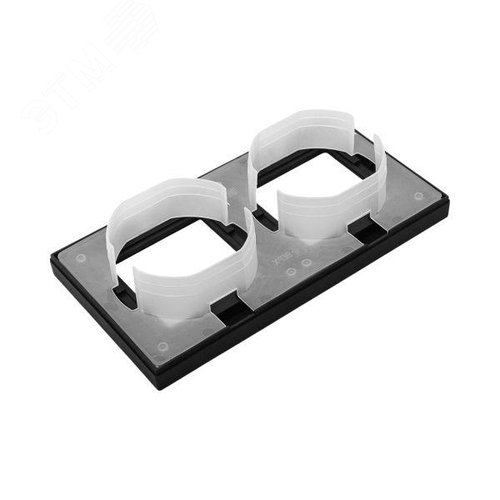 Эпика Рамка 2-местная IP44 черный пластик EKF - фото 7