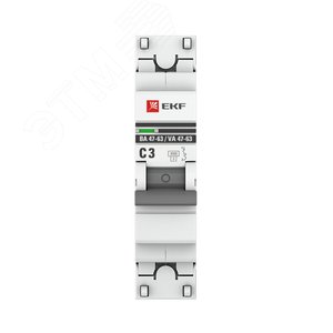 Выключатель автоматический однополюсный 3А С ВА47-63 4.5кА PROxima - фото 3