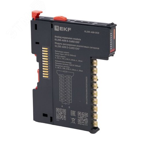 Модуль расширения аналоговых сигналов GL200-AO8 D-CARD - фото 10